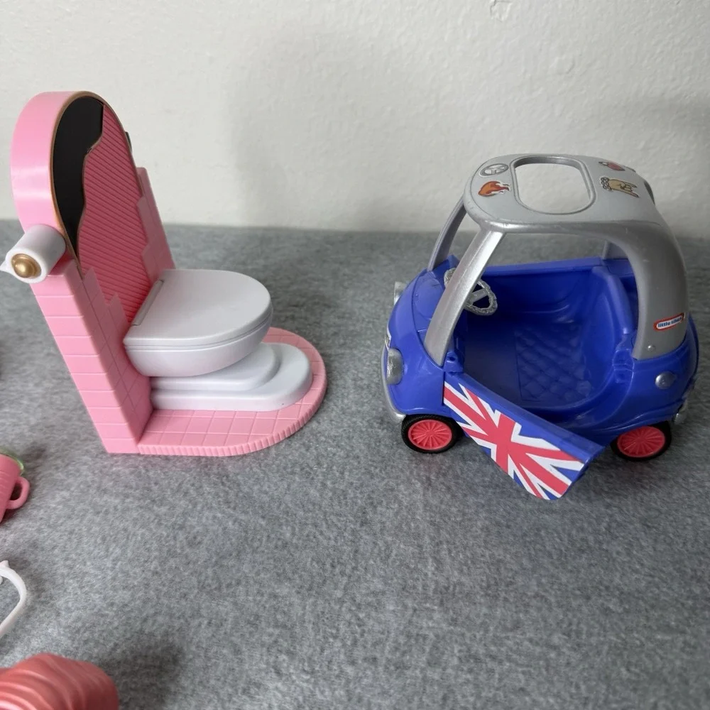 LOL Surprise Doll Babies Accesories Toilet Tour Car Toy Bags Glasses Lot